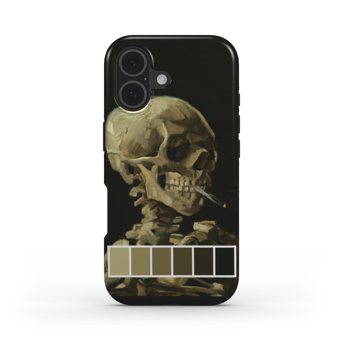 Head of a Skeleton with a Burning Cigarette - Guardian Case