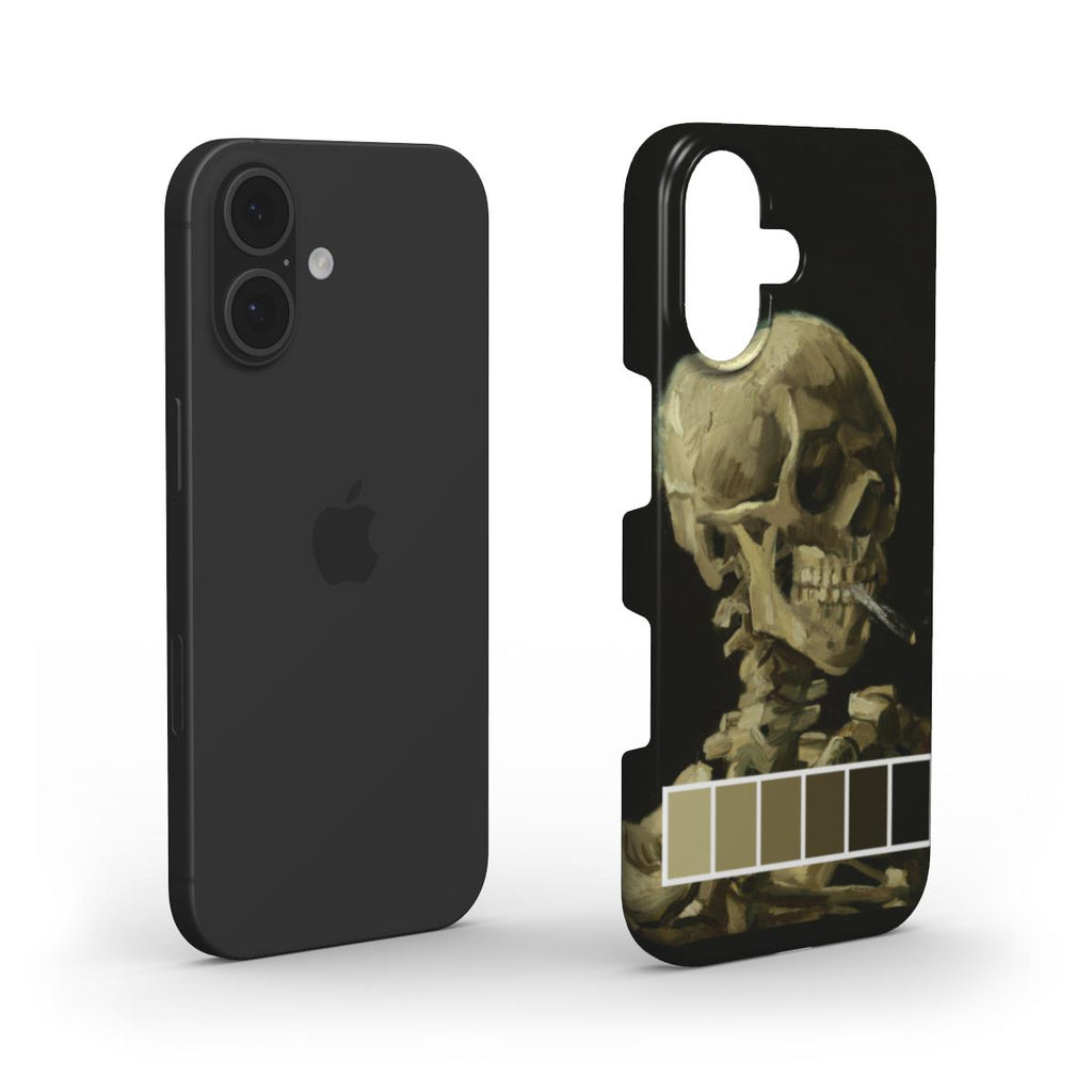 Head of a Skeleton with a Burning Cigarette - Slim Case