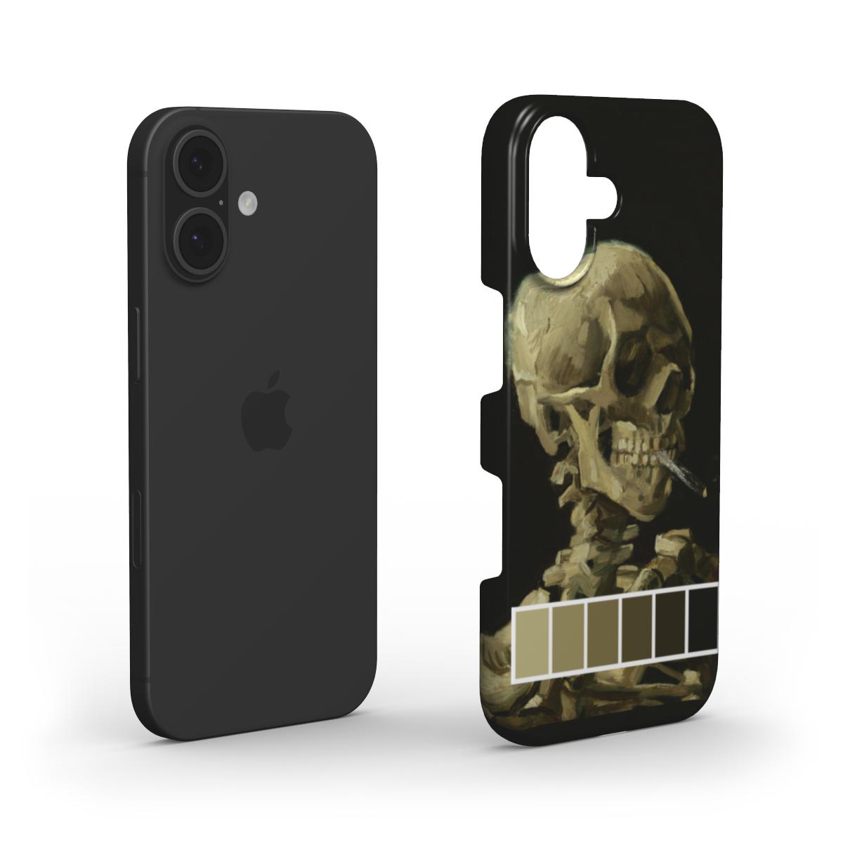 Head of a Skeleton with a Burning Cigarette - Slim Case